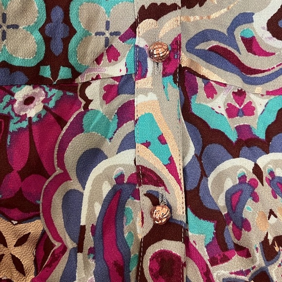 SOFT SURROUNDINGS XSP Beautiful jewel tone,shimmery copper colors throughout.EUC - Picture 5 of 9